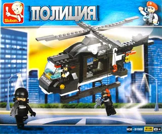 Конструктор Sluban "Патрульный вертолет"