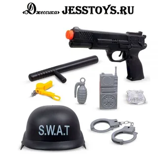 Набор Полицейского с каской и аксессуарами (№88585)
