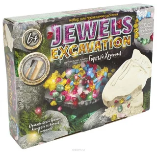 Набор для раскопок Jewerly Excavation "Горный хрусталь"