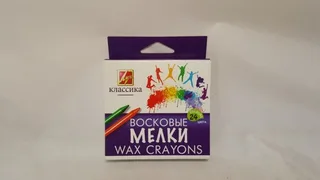 мелки восковые 24шт (Луч)