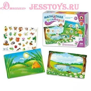 Игра на магнитах Веселая полянка (№05417)