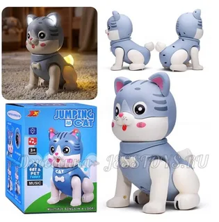 Игрушка на батарейках «Кот прыгун» (№888)