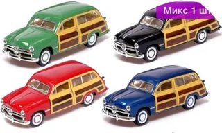 Модель металлическая Ford Woody Wagon Wooden surfboard 1949 (№KT5402DS)