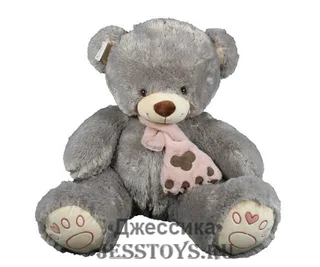 Мягкая игрушка Медведь с шарфом Лапка (№9008/40)
