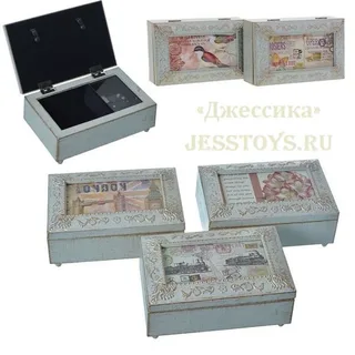 Шкатулка музыкальная Винтаж (№9722-2)