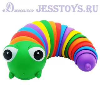 Гусеница антистресс /Finger Slug/18 см
