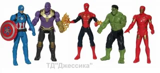 Набор героев в пакете 5 шт
