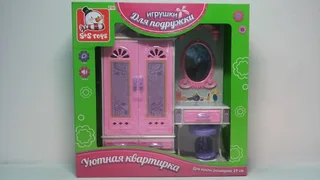 набор мебели 6816 в коробке(свет) 30см.*30см.