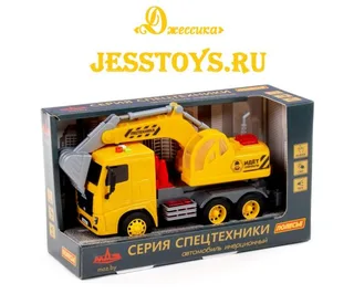 Автомобиль-экскаватор инерционный (№94048)