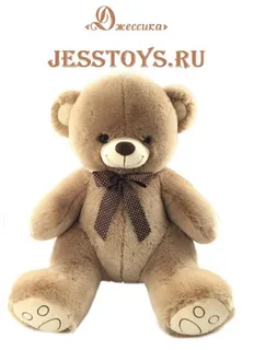 Мягкая игрушка Медведь с бантиком в горошек (№20399/60)