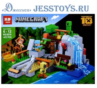 Конструктор Minecraft Засада Крипера (№6010)