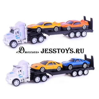 Автовоз инерционный с машинками (№99С5-1)