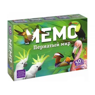 Настольная игра Мемо Пернатый мир (№7952)