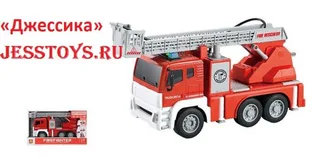 Машина инерционная "Пожарная" (№WY851A)