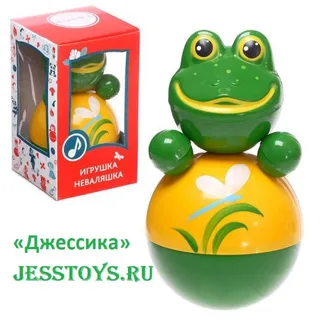 Неваляшка "Лягушка" (№6С-033)