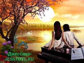 Картина стразами "История любви" 40*50 (№ТСН8001)