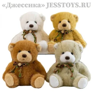 Мягкая игрушка Медведь с веткой (№02/28)