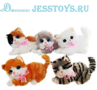 Мягкая игрушка «Кошечка с большими глазами» (№2086/20)