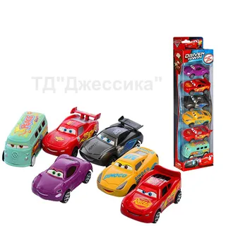Набор инерционных машинок "Тачки" 757-2