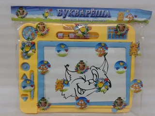 доска для рисования с часами 40*32см