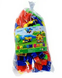 Конструктор-кубики Кассон Комби Блок 150 штук