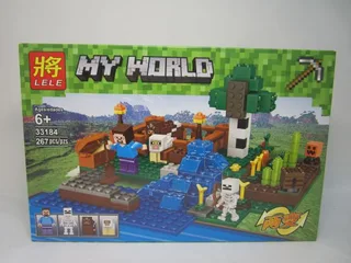 Конструктор Minecraft 267дет. в коробке 28*43см