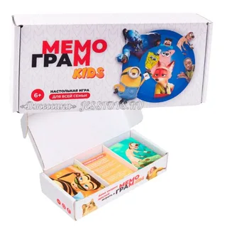Игра настольная Мемограм Кидс 6+ (№МГ001-2)