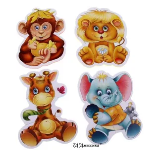 Мягкие пазлы Baby puzzle "Зоопарк" (№3208-01)