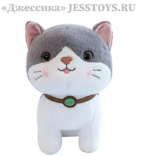 Мягкая игрушка Кошка с ошейником (№22540/30)