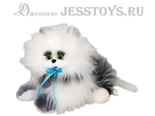 Мягкая игрушка Кошка с ресницами