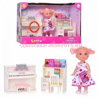 Кукла малышка Defa Lucy аксессуарами (№8414)