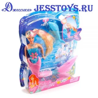 Кукла Defa Lucy Русалка со светящимся хвостом (№8243)