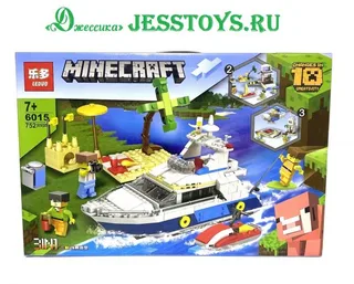Конструктор Minecraft Прогулочный катер (№6015)