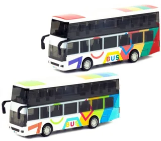 Модель металлическая Двухэтажный автобус Yeading (№6631А)