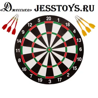 Дартс d=43см с дротиками на блистере