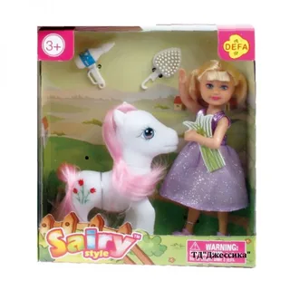 Кукла Defa Lucy Сайри с лошадкой (№8303)
