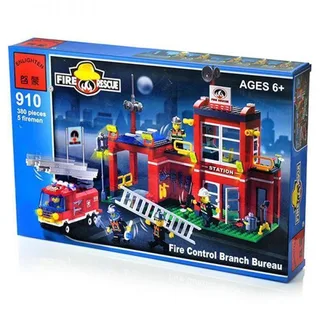 Конструктор Enlighten Пожарные 380 деталей (№910)