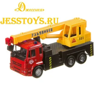 Модель металлическая Автокран "Ульяновец" (№6552)