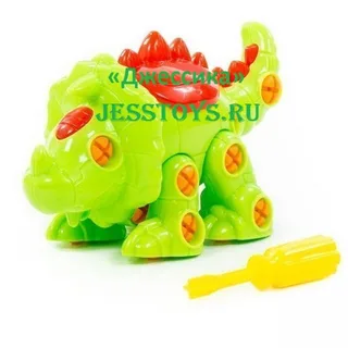 Винтовой конструктор динозавр Трицератопс (№76717)