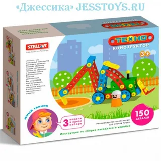 Конструктор Техно "Строитель" (№02037)
