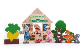 Деревянный конструктор Сказка - Репка (№453-1)