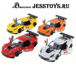 Модель металлическая Corvette C7.R (№5397DKT)