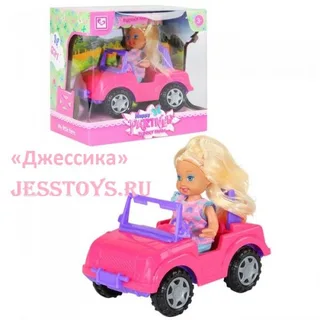 Кукла малышка на машине (№899-102K)