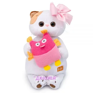 Мягкая игрушка Кошечка Ли-Ли с совой (№LK24-041)