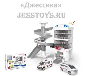 Паркинг с металлическими машинками (№CM559-55)