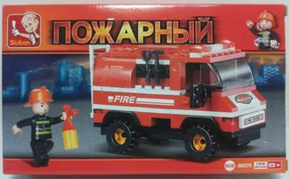 конструктор B0276 "Пожарная" 133детали