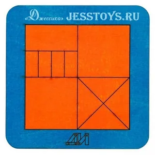 Деревянная головоломка Квадрат (№ДИ2508)