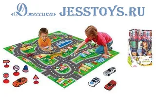 Коврик игровой с машинками (№1538290)