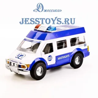 Машинка пластмассовая «Милиция / Скорая помощь» (№В033)