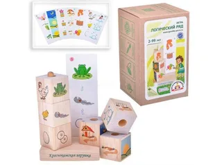 Деревянная логическая игрушка "Логический ряд" (№Ли-13)